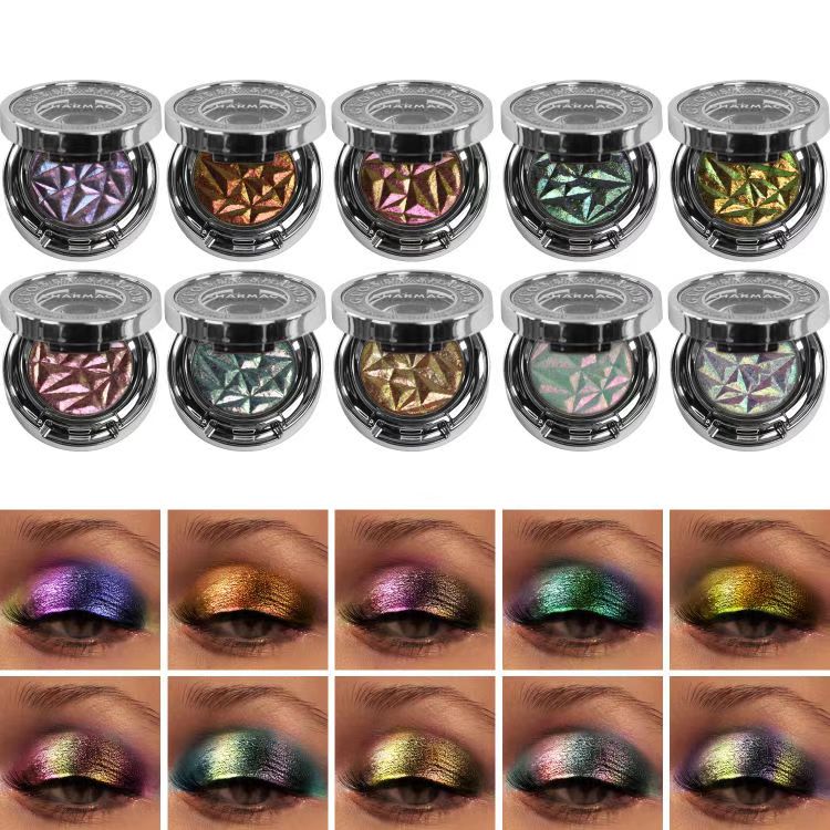 How to use multichrome eyeshadow effect more beautiful