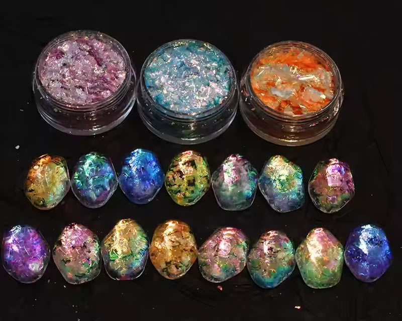 TCF01 Chameleon Flakes for Watercolors Resin