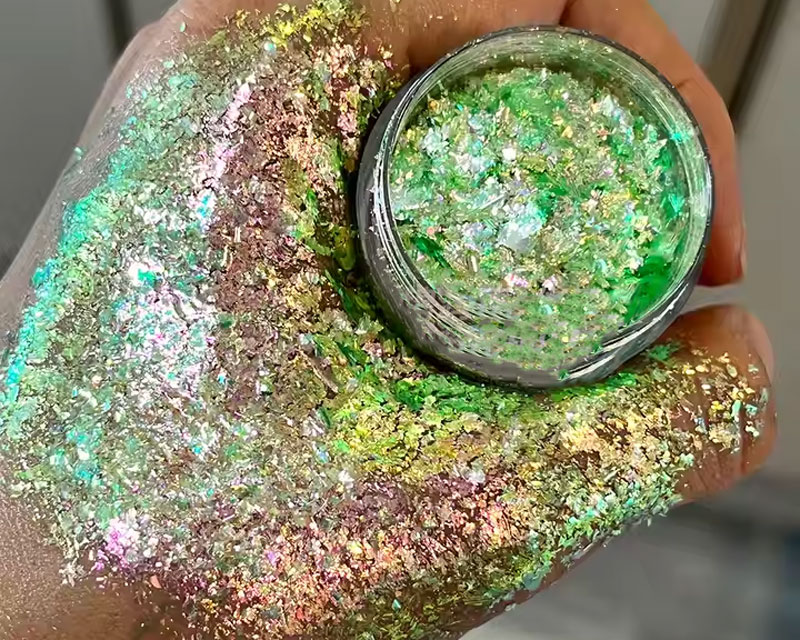 TCF07 Aaurora chameleon pigment flakes opal pigment