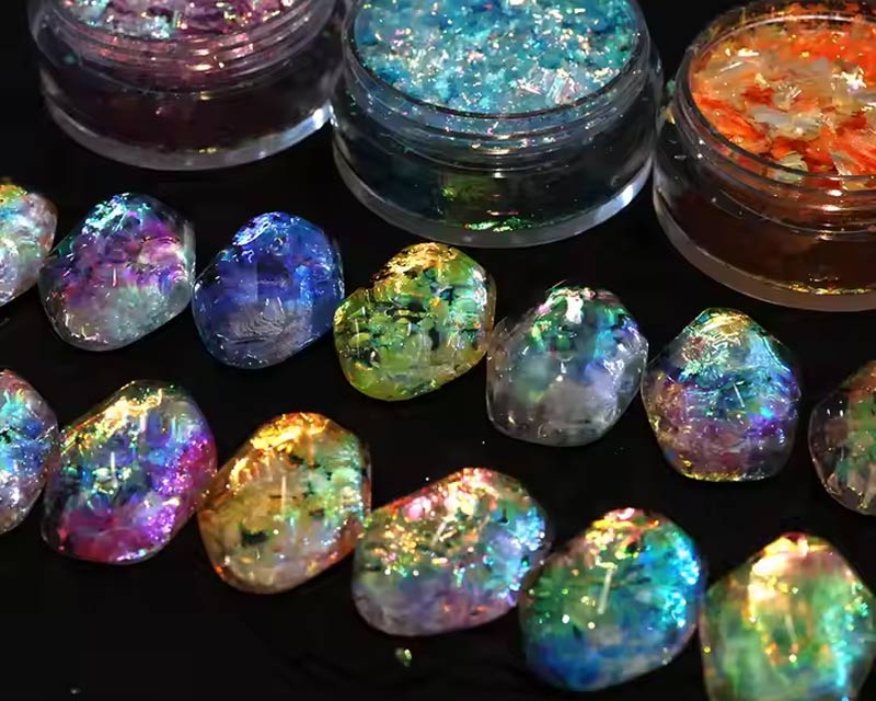 CCF06 6 Colors Aurora Effect Chameleon Pigment Flakes